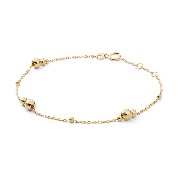 14 karaat geelgouden armband - Jackie - Lion’s Head Bracelet