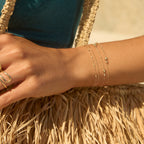 14 karaat geelgouden armband - Jackie - Lion’s Head Bracelet