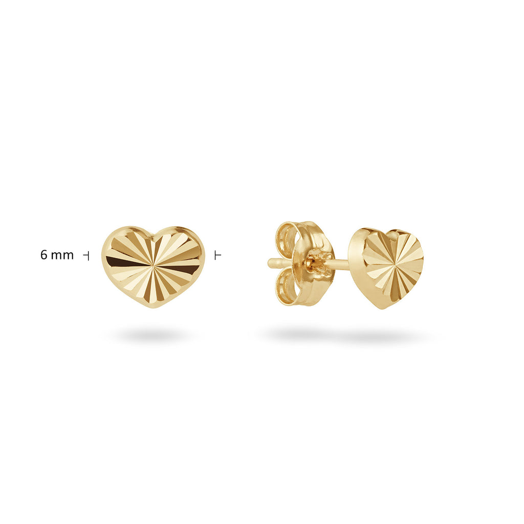 14 karaat geelgouden oorstekers - Jackie - Stellenbosch Studs