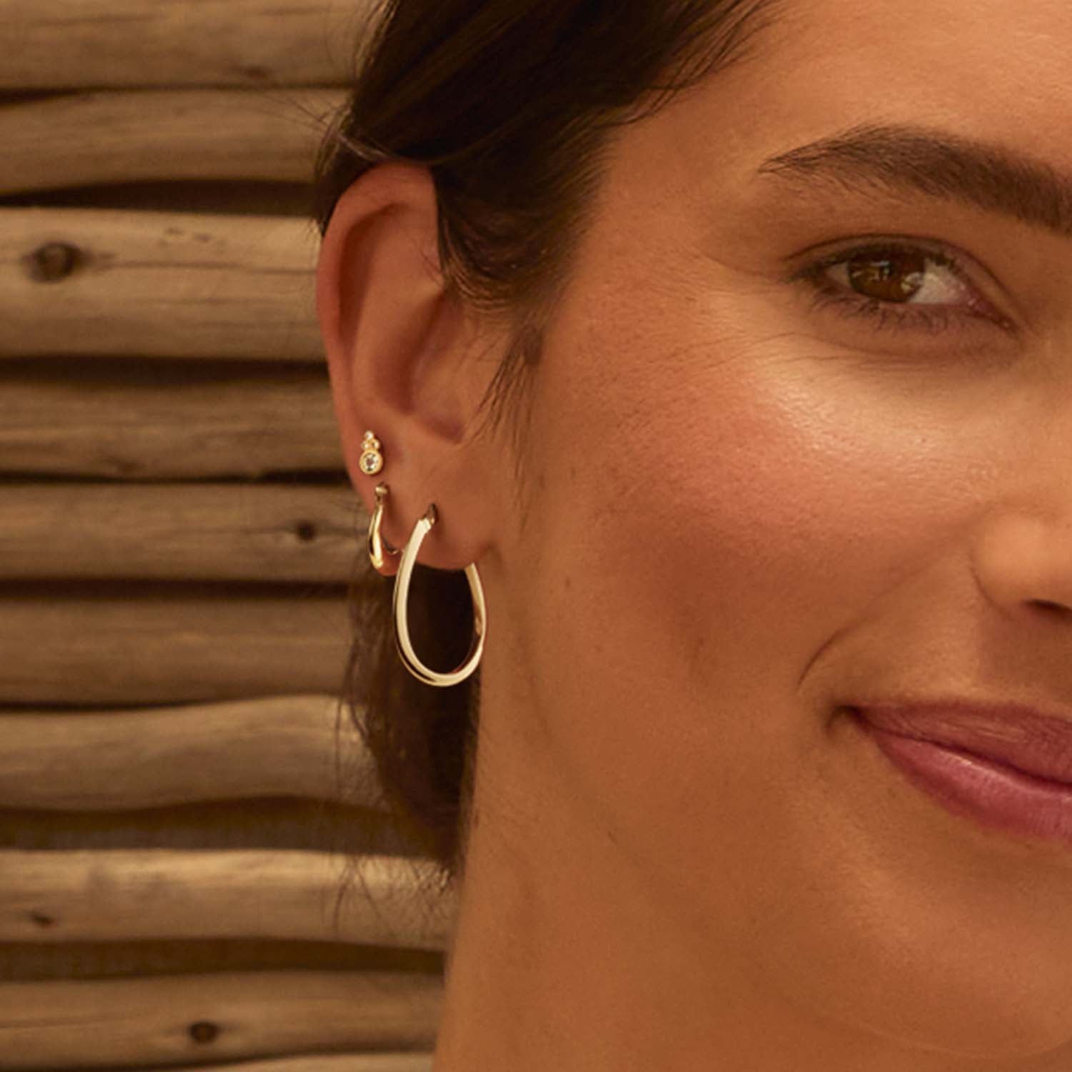 Tamboti Hoops - Jackie - 14k Geelgoud