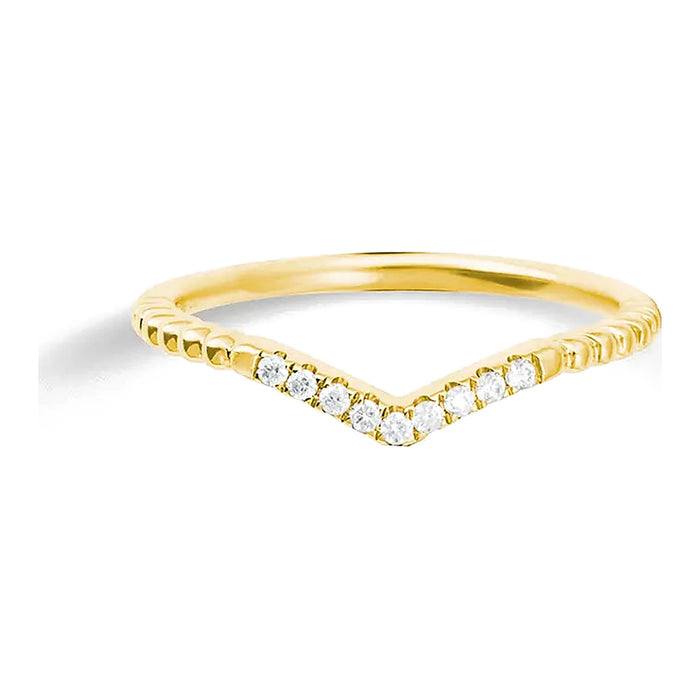 Geelgouden ring - 0.07 crt. - Hutjens