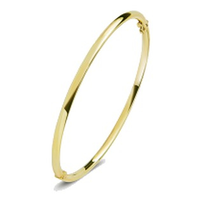 Rond 3 mm - Bangle armband - Fjory - 14k Geelgoud