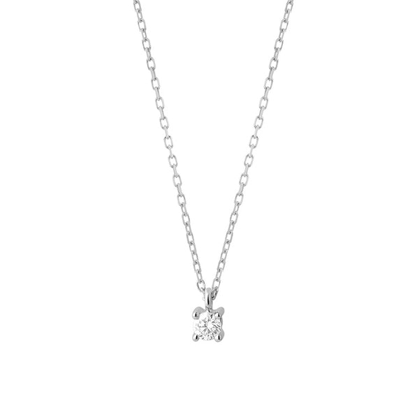 Hanger 4 poot chaton met diamant