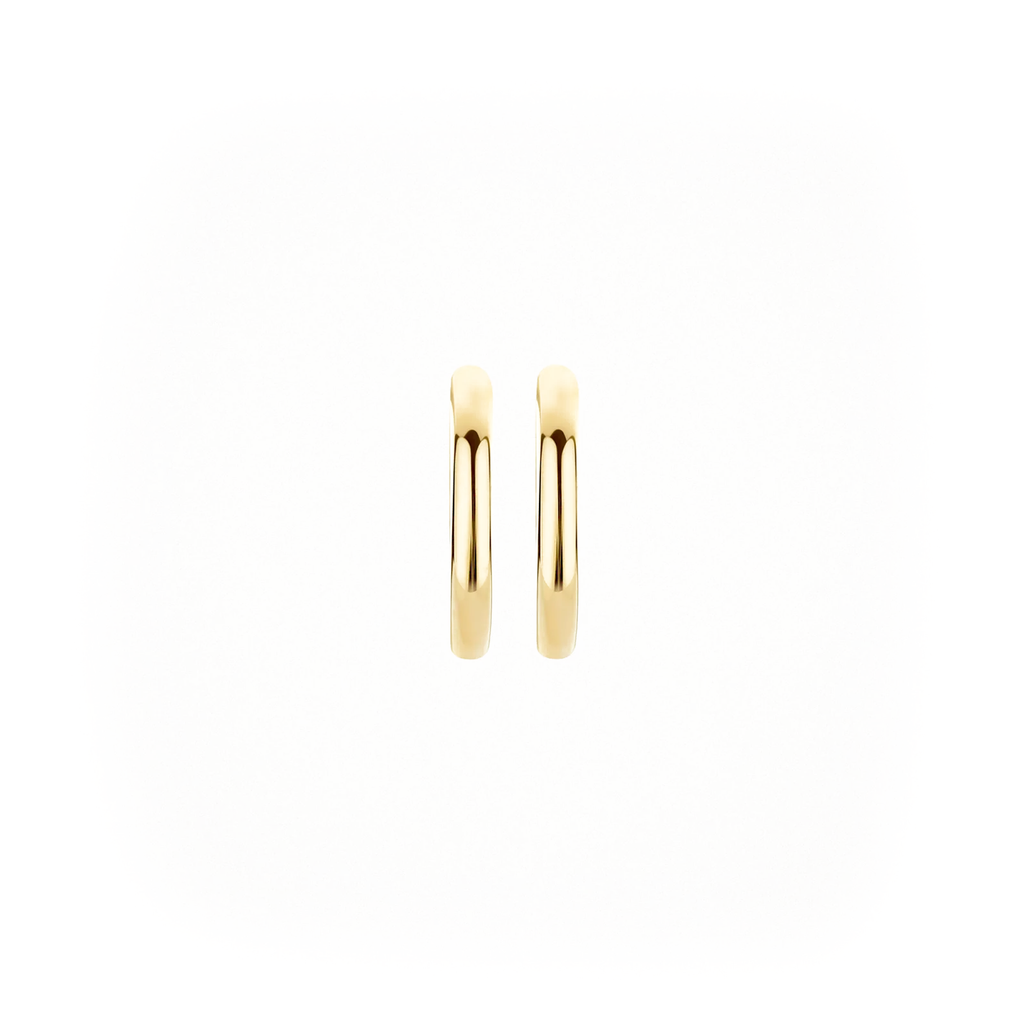14 karaat geelgouden oorstekers - Blush - 7271YGO