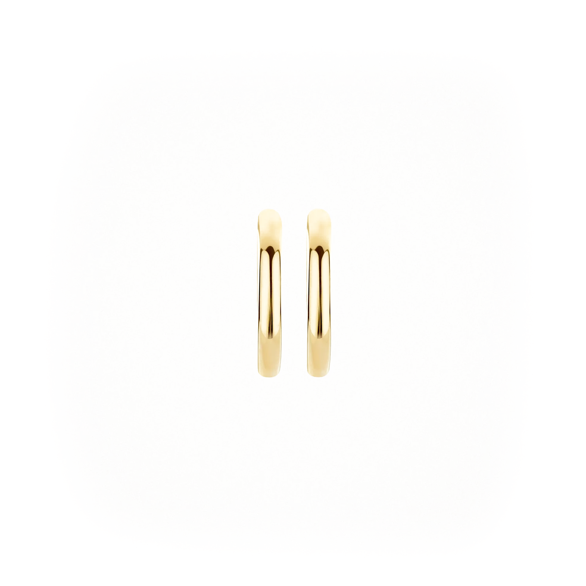 14 karaat geelgouden oorstekers - Blush - 7271YGO