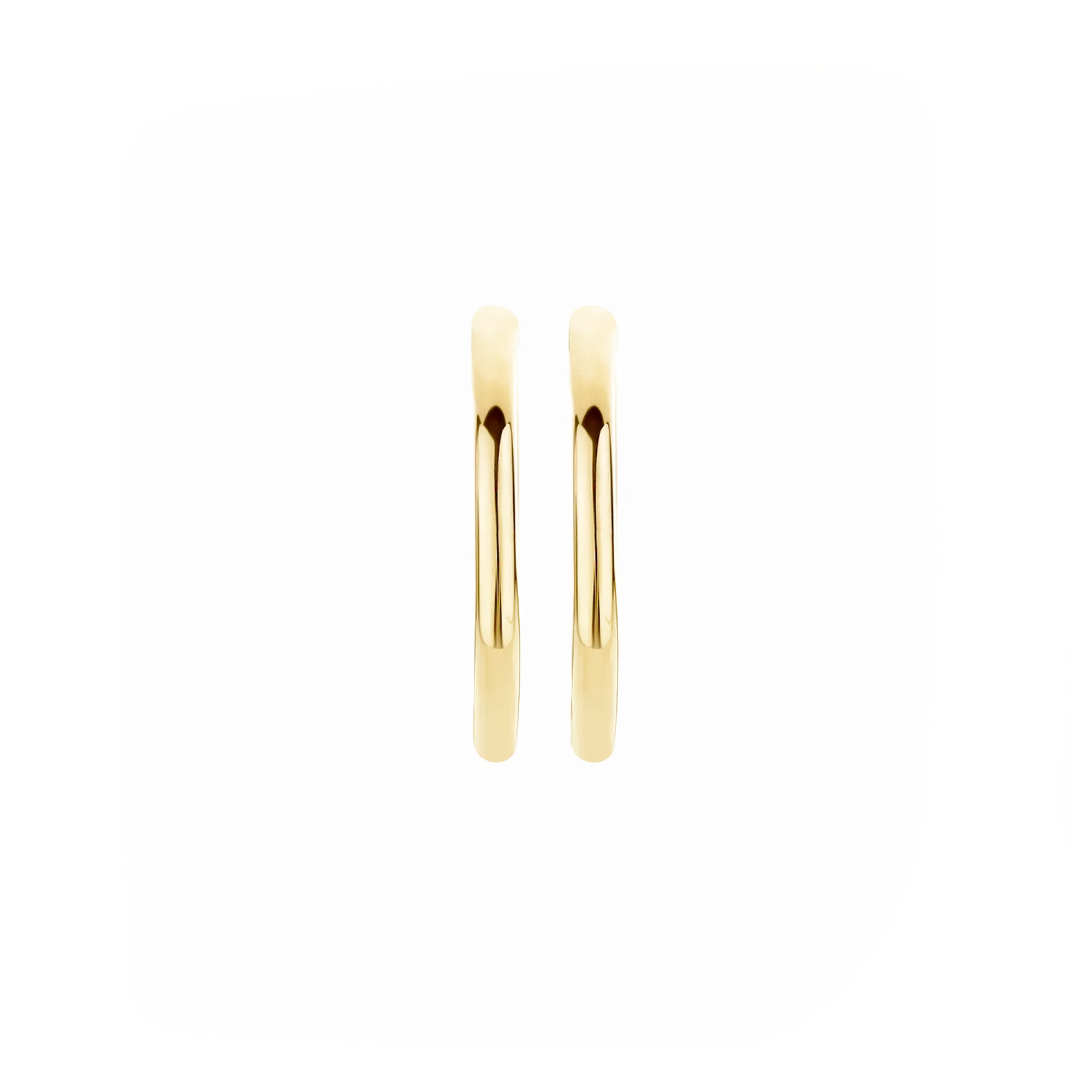 14 karaat geelgouden oorstekers - Blush - 7274YGO