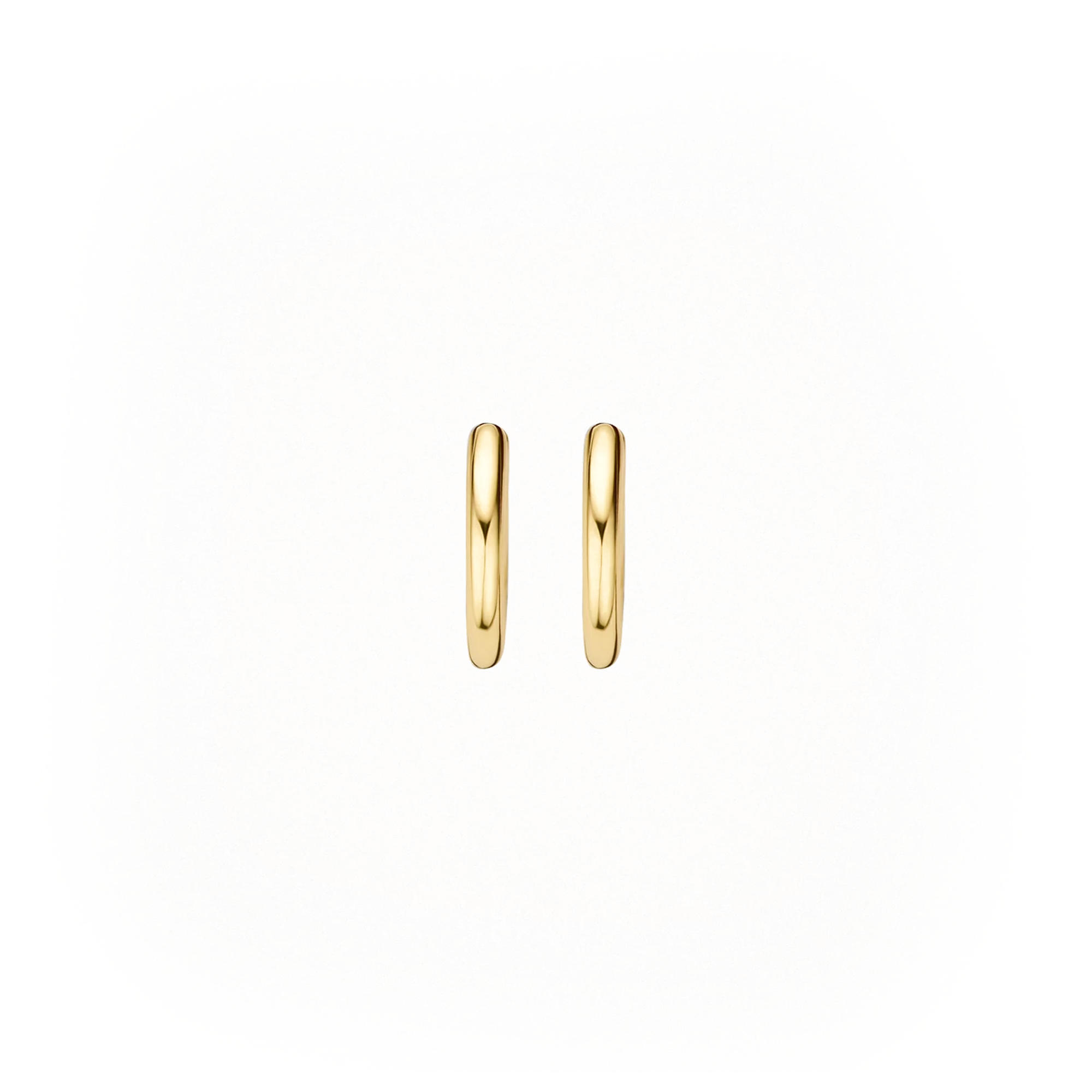 14 karaat geelgouden oorstekers - Blush - 7232YGO