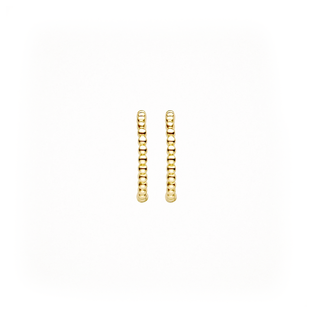 14 karaat geelgouden oorstekers - Blush - 7290YGO