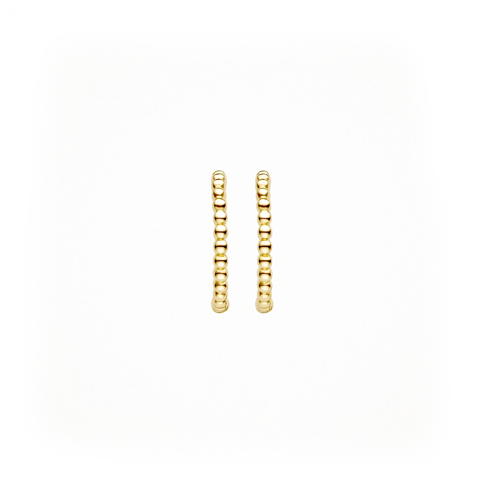 14 karaat geelgouden oorstekers - Blush - 7290YGO