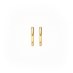 14 karaat geelgouden oorstekers - Blush - 7233YGO
