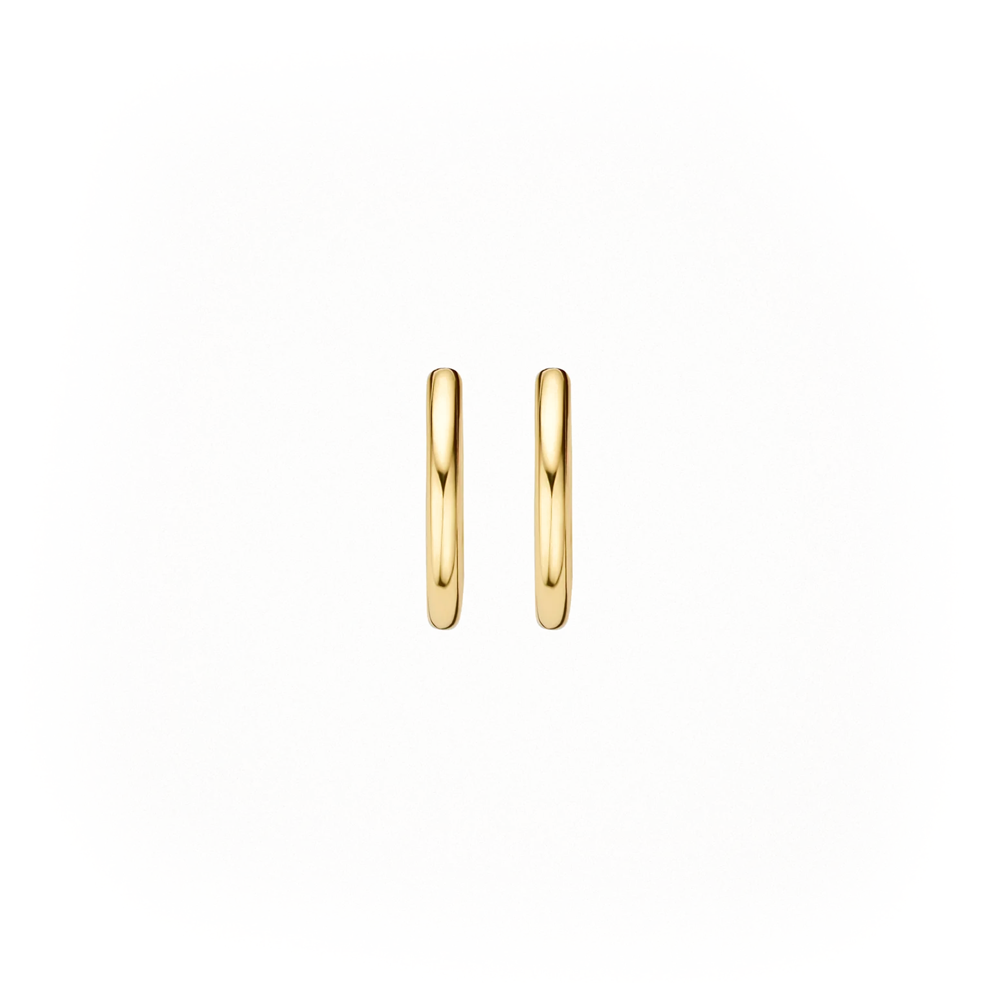 14 karaat geelgouden oorstekers - Blush - 7233YGO