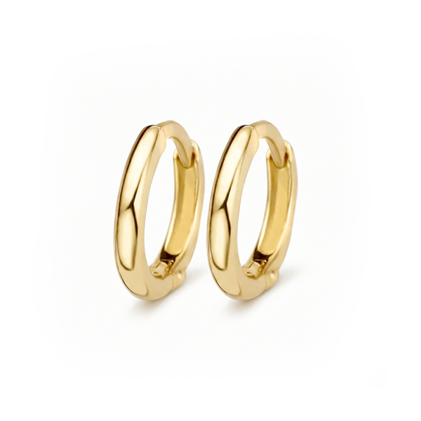 14 karaat geelgouden oorstekers - Blush - 7221YGO