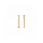 14 karaat geelgouden oorstekers - Blush - 7309YZI