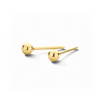 14 karaat geelgouden oorstekers - Blush - 7120YGO