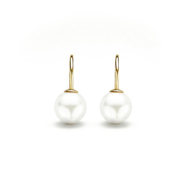 14 karaat geelgouden oorstekers - Blush - 7050YPW