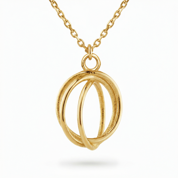 14 karaat geelgouden dames ketting - Spindle Necklace - Jackie