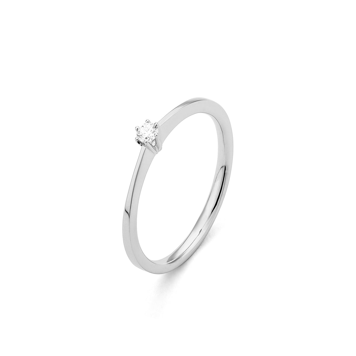 Solitair ring 6 poot met diamant