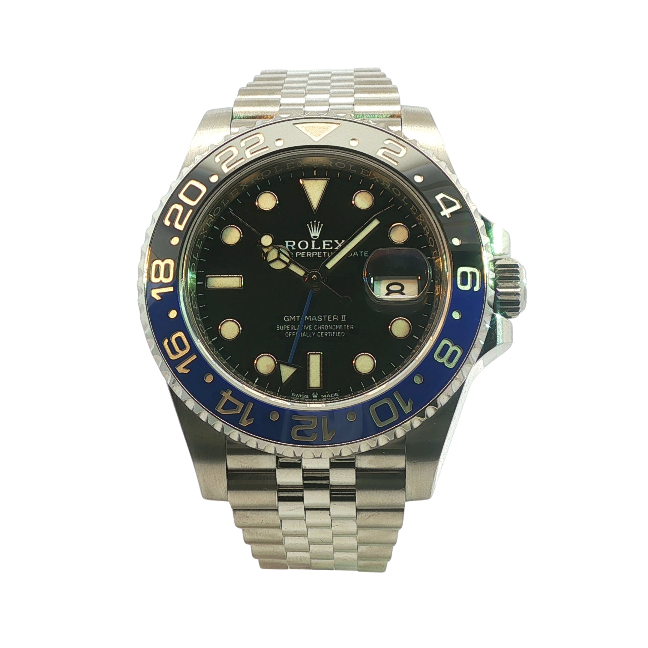 Rolex GMT-Master II "Batgirl" – Oystersteel met Jubilee Band