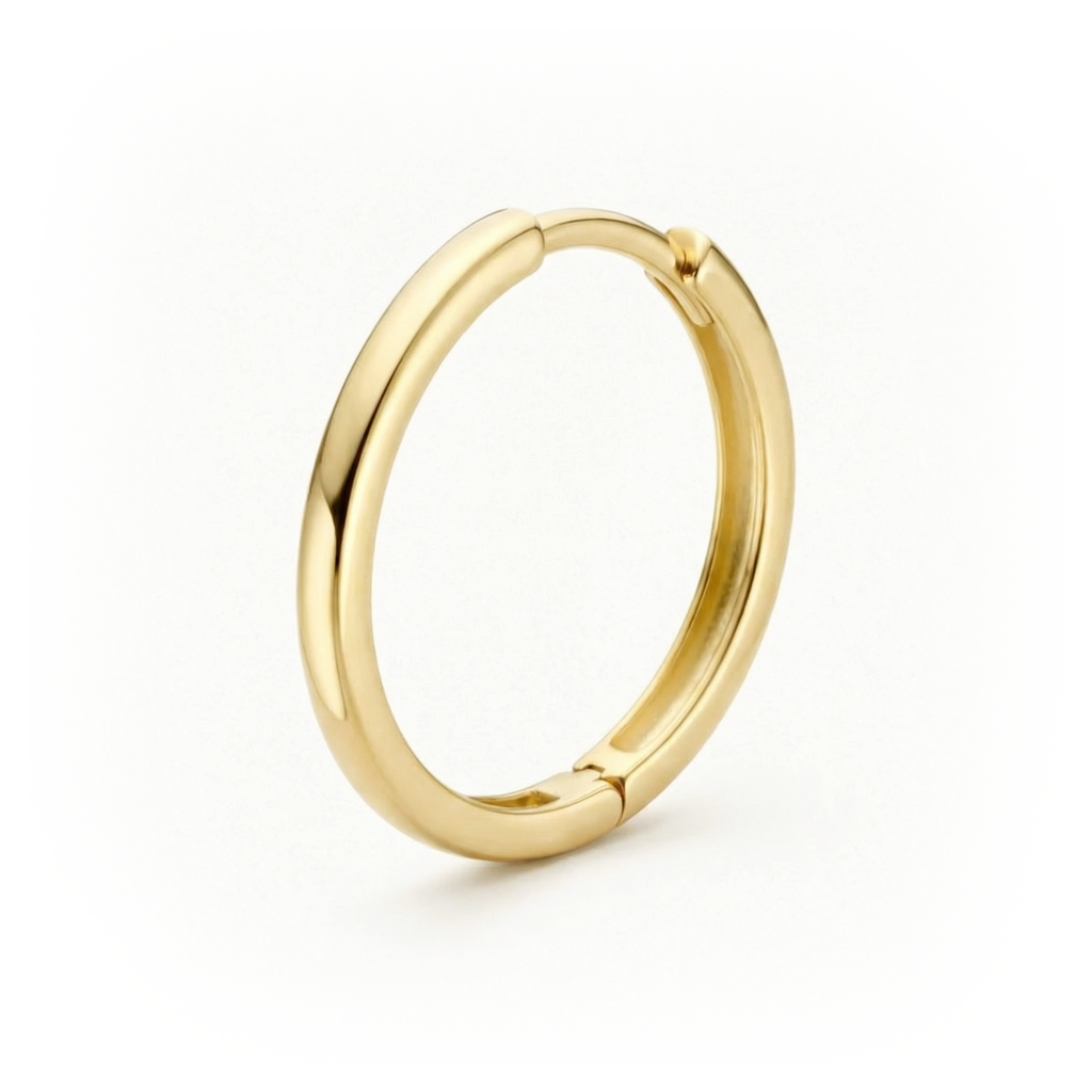 14 karaat geelgouden oorstekers - Blush - 7274YGO