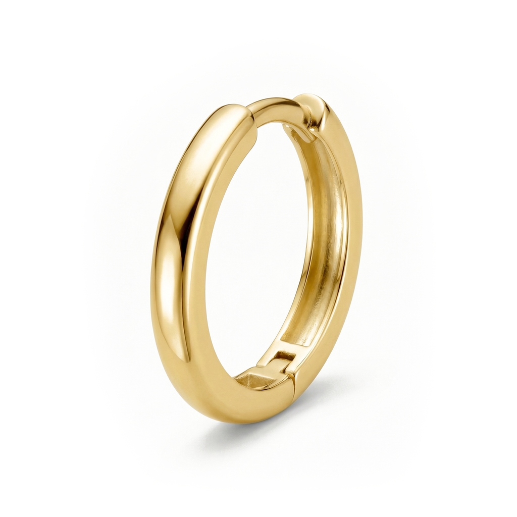 14 karaat geelgouden oorstekers - Blush - 7271YGO