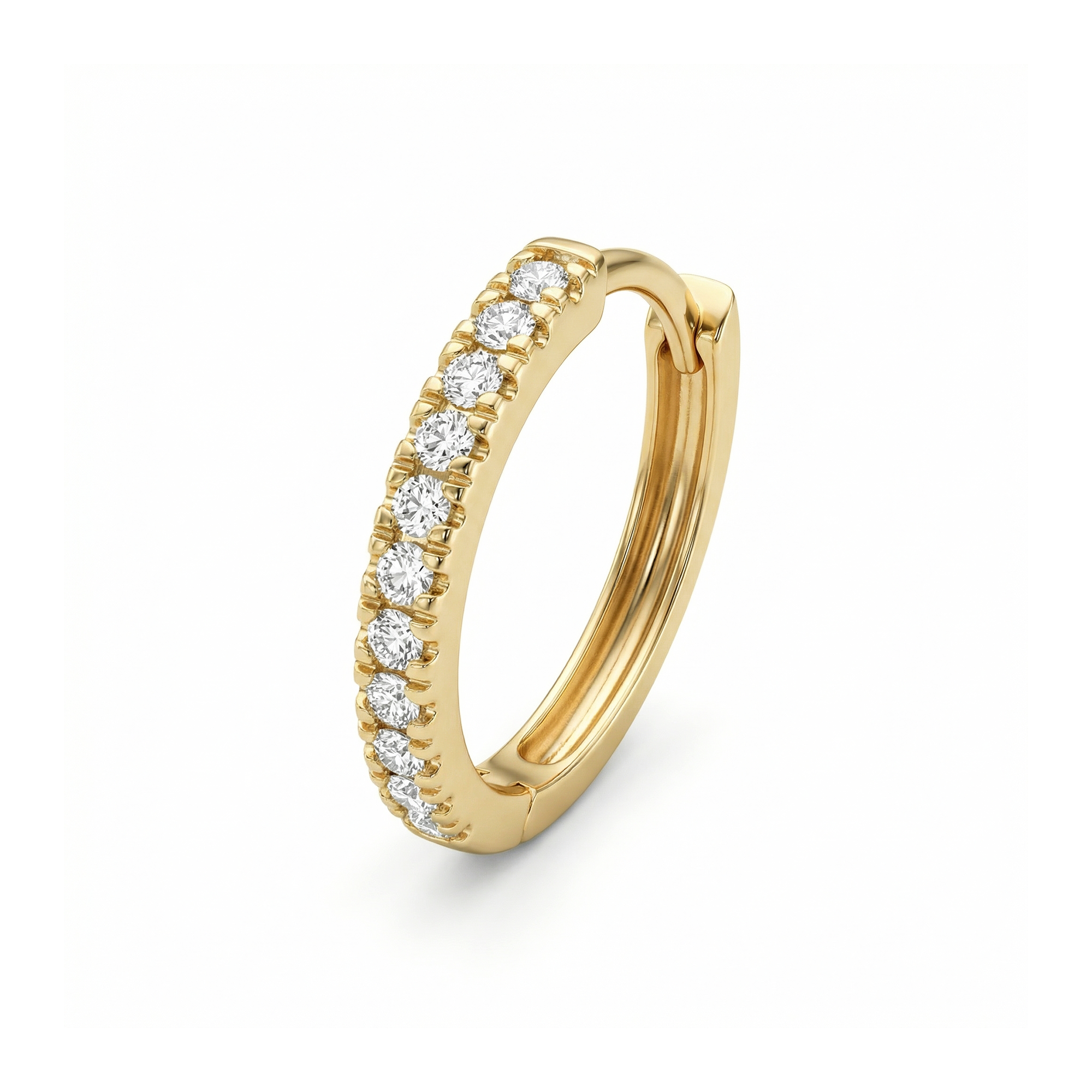 14 karaat geelgouden oorstekers - Blush - 7309YZI