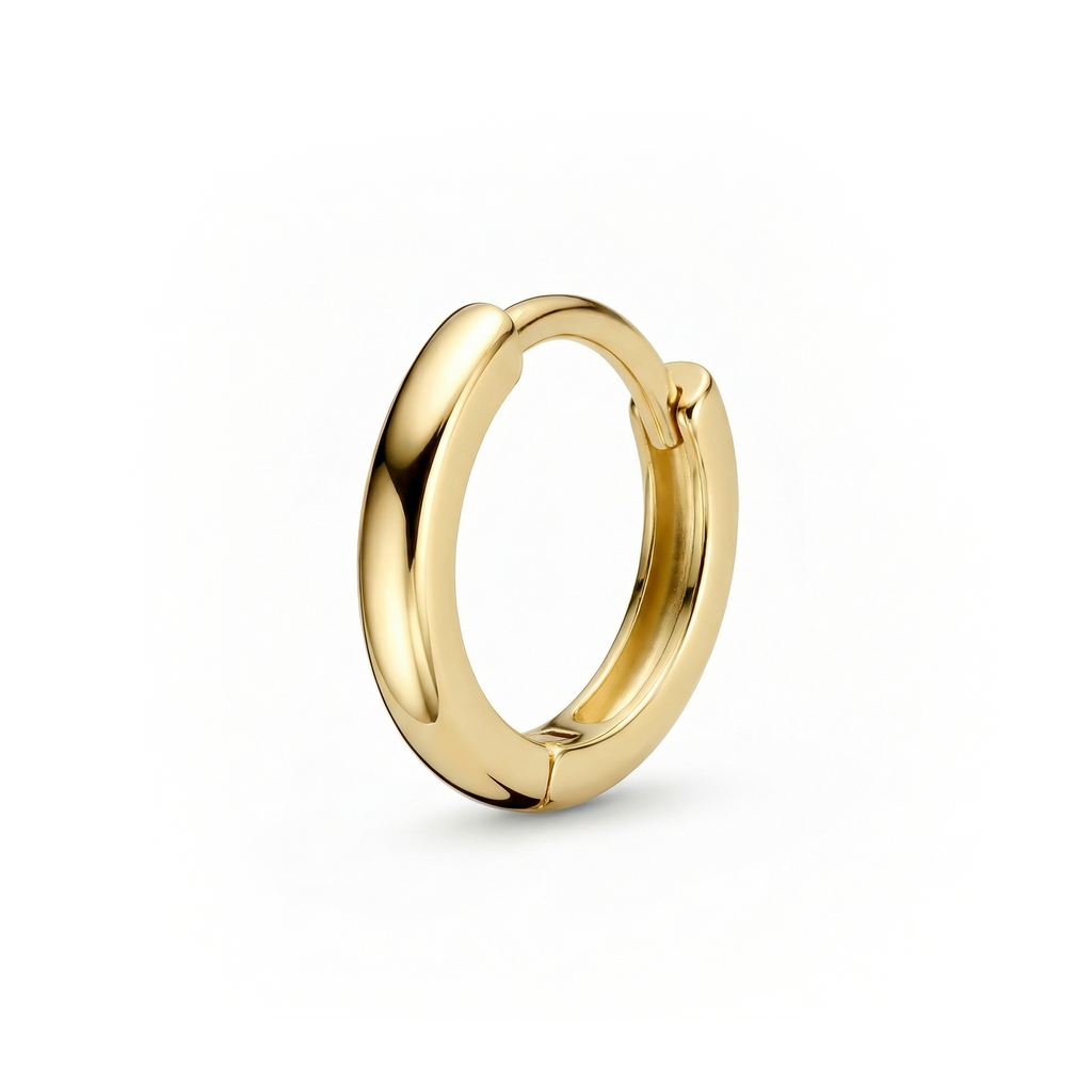 14 karaat geelgouden oorstekers - Blush - 7233YGO