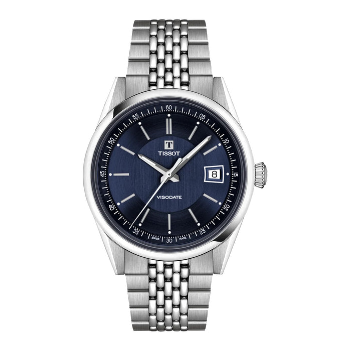 Visodate 39mm - Tissot - Roestvrij Staal - T1574071104100