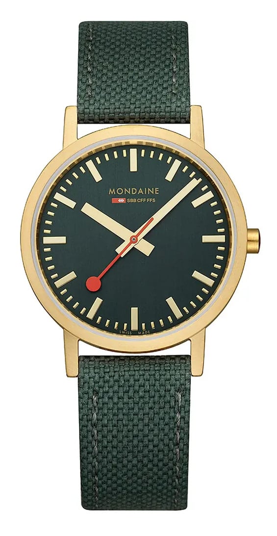 Mondaine - Horloge Unisex - Classic Green - M660.30314.60SBS