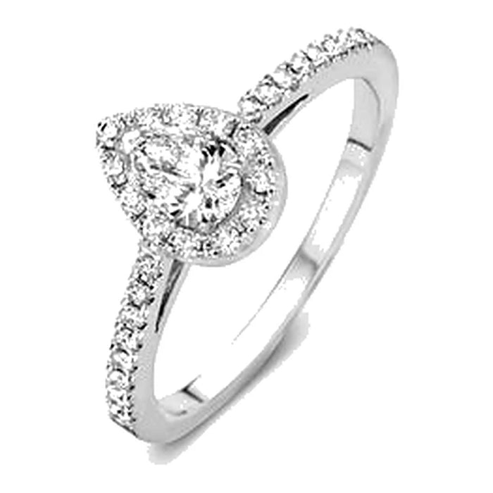 Grace met diamant0.30ct - Antonellis - 18k Witgoud