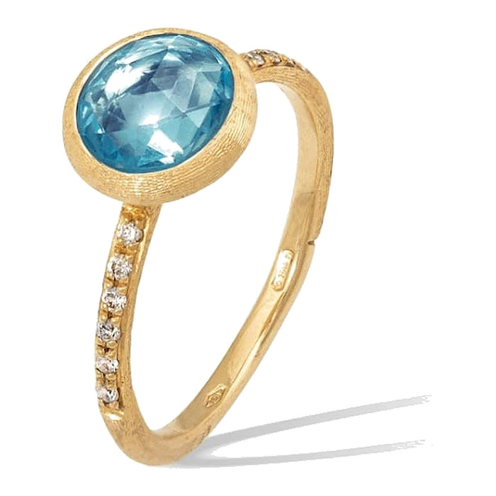 Jaipur -  Topaas Diamant - Marco Bicego - 18k Geelgoud