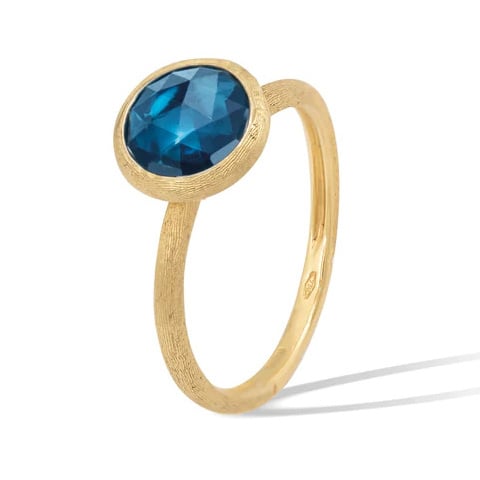 18 karaat geelgouden dames ring - Marco Bicego - Jaipur -  London Topaas Small