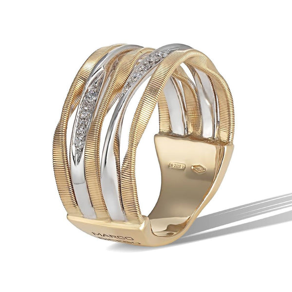 18 karaat geelgouden dames ring - Marco Bicego - Marrakech Onde