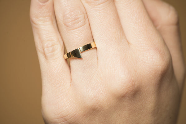 Gouden ring dames - Archi - Small - Geelgoud