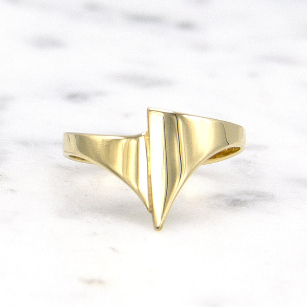 Geelgouden ring small - Archi