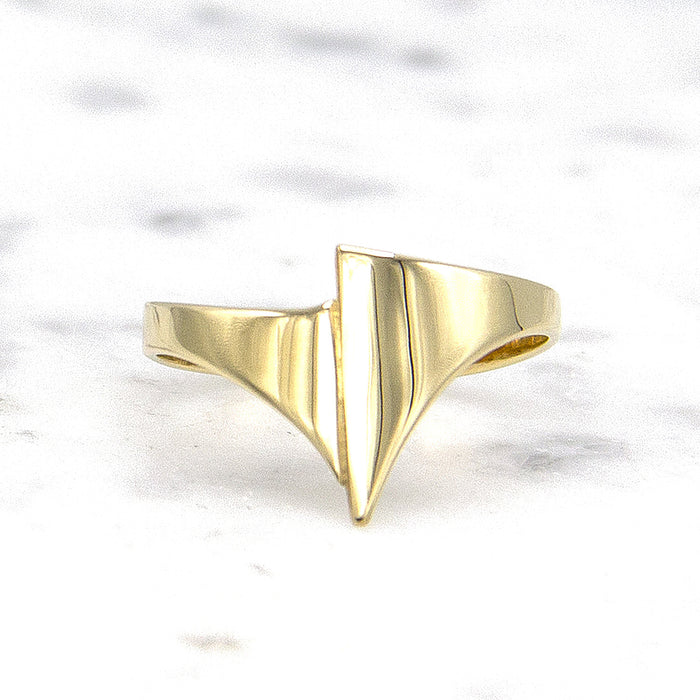 Geelgouden ring small - Archi - Hutjens Archi - 14k Geelgoud