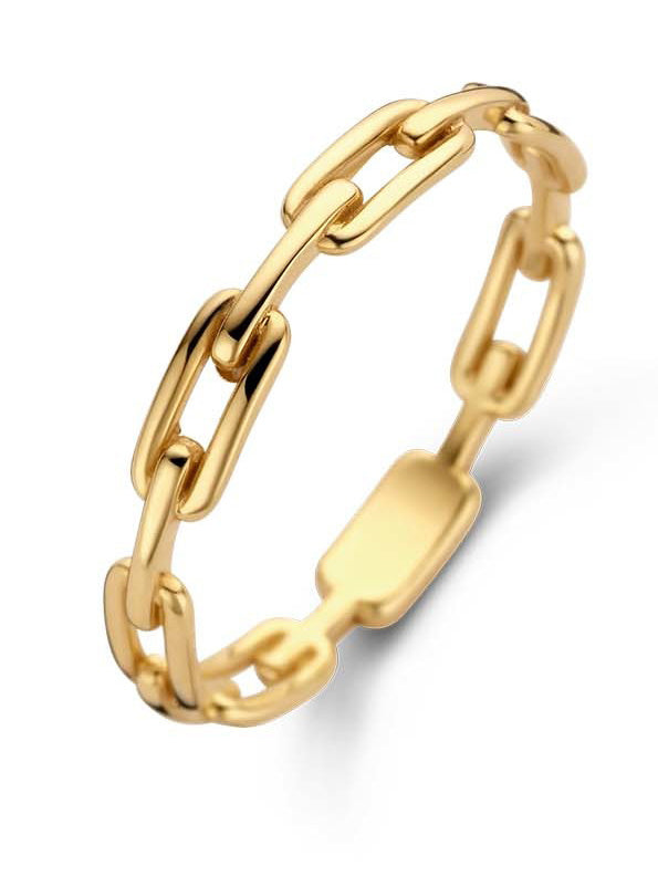 14 karaat geelgouden ring - Jackie - Baia Link Ring