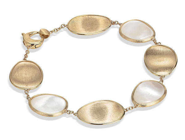 18 karaat geelgouden dames armband - Marco Bicego - Lunaria Parelmoer