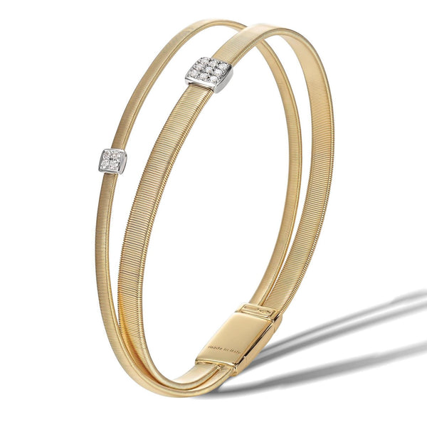 18 karaat geelgouden dames armband - Marco Bicego - Masai Double