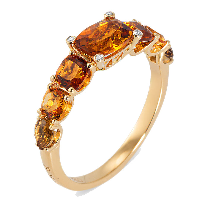 Met Citrien - Iris - Ponte Vecchio - 18k Geelgoud