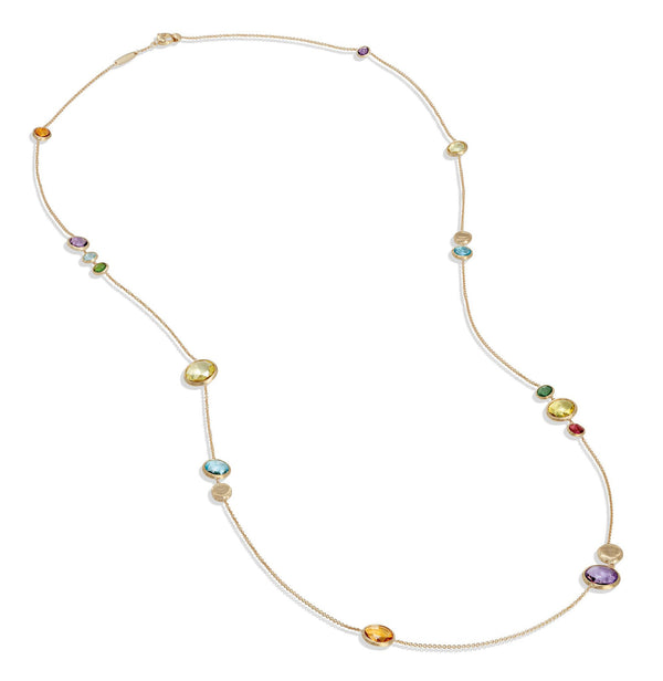 18 karaat geelgouden dames ketting - Marco Bicego - Jaipur Mix01