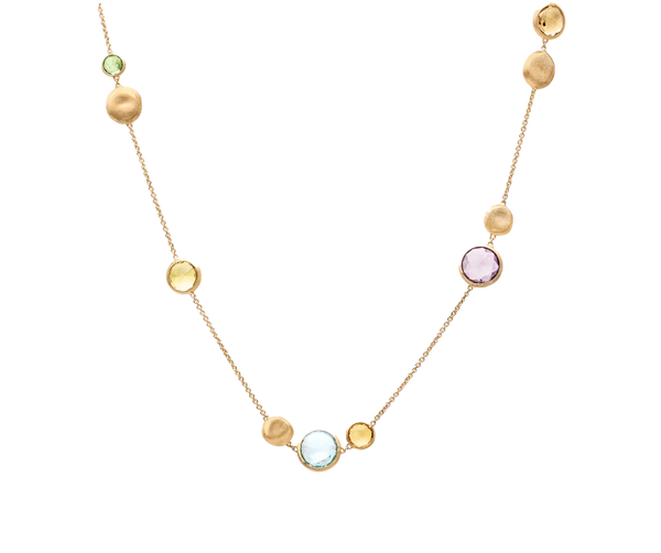 18 karaat geelgouden dames ketting - Marco Bicego - Jaipur Mix01 Short