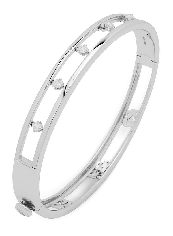 18 karaat witgouden dames armband met diamant - Ponte Vecchio - Sirio