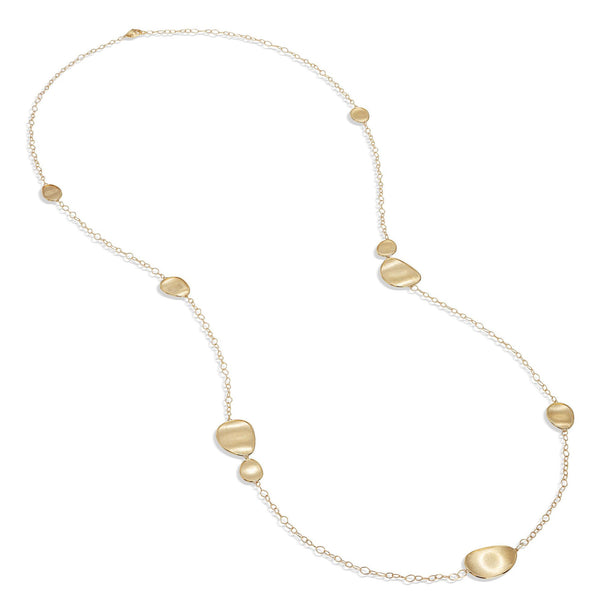 18 karaat geelgouden dames ketting - Marco Bicego - Lunaria Lang