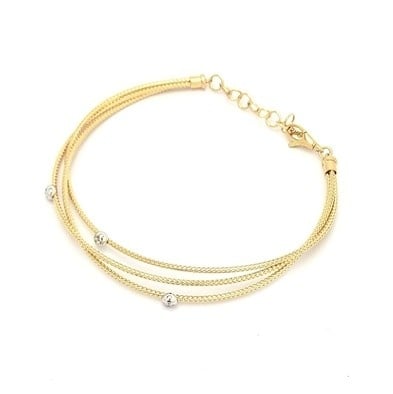 18 karaat geelgouden dames armband - Ponte Vecchio - Nobile New - CB1877BRY