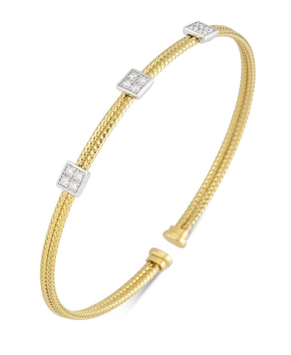 18 karaat geelgouden dames armband - Ponte Vecchio - Nobile New - CB1891BRY