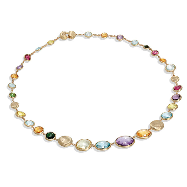 18 karaat geelgouden dames ketting - Marco Bicego - Jaipur Mix02