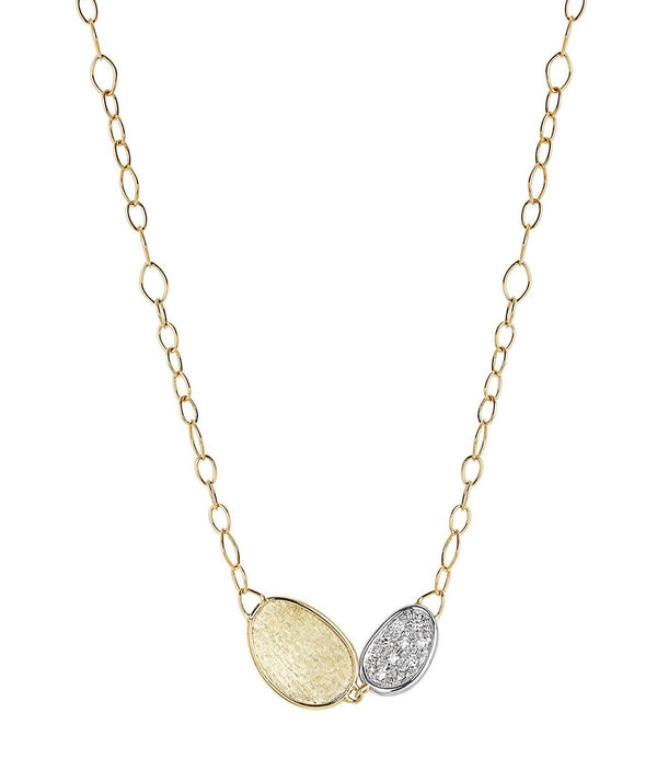 18 karaat geelgouden dames ketting - Marco Bicego - Lunaria Diamant