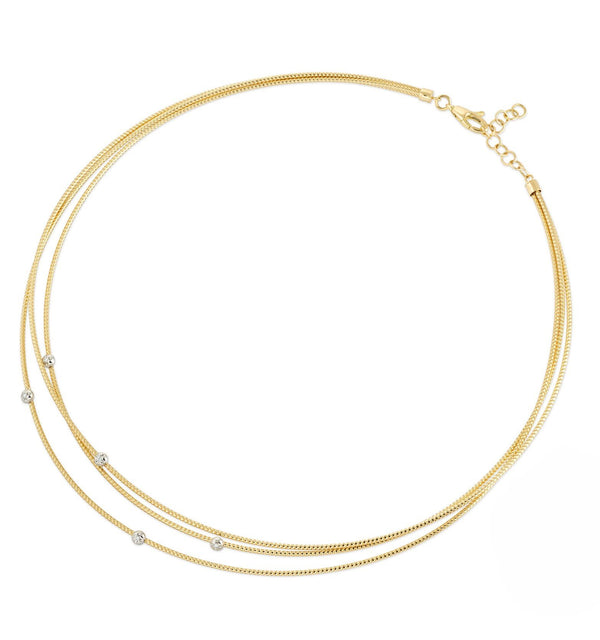 18 karaat geelgouden dames ketting - Ponte Vecchio - Nobile New - CG1877BRY