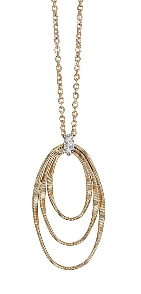 18 karaat geelgouden dames ketting - Marco Bicego - Marrakech Onde