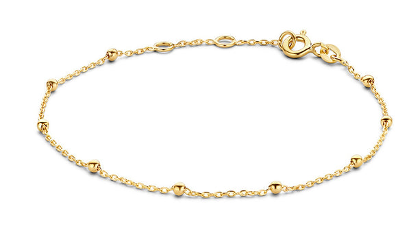 14 karaat geelgouden armband - Jackie - Bubbles